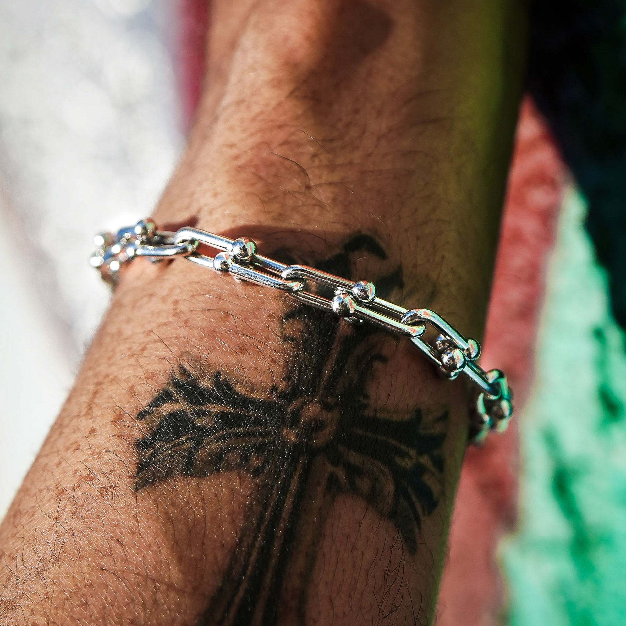 Horseshoe Chain Link Bracelet