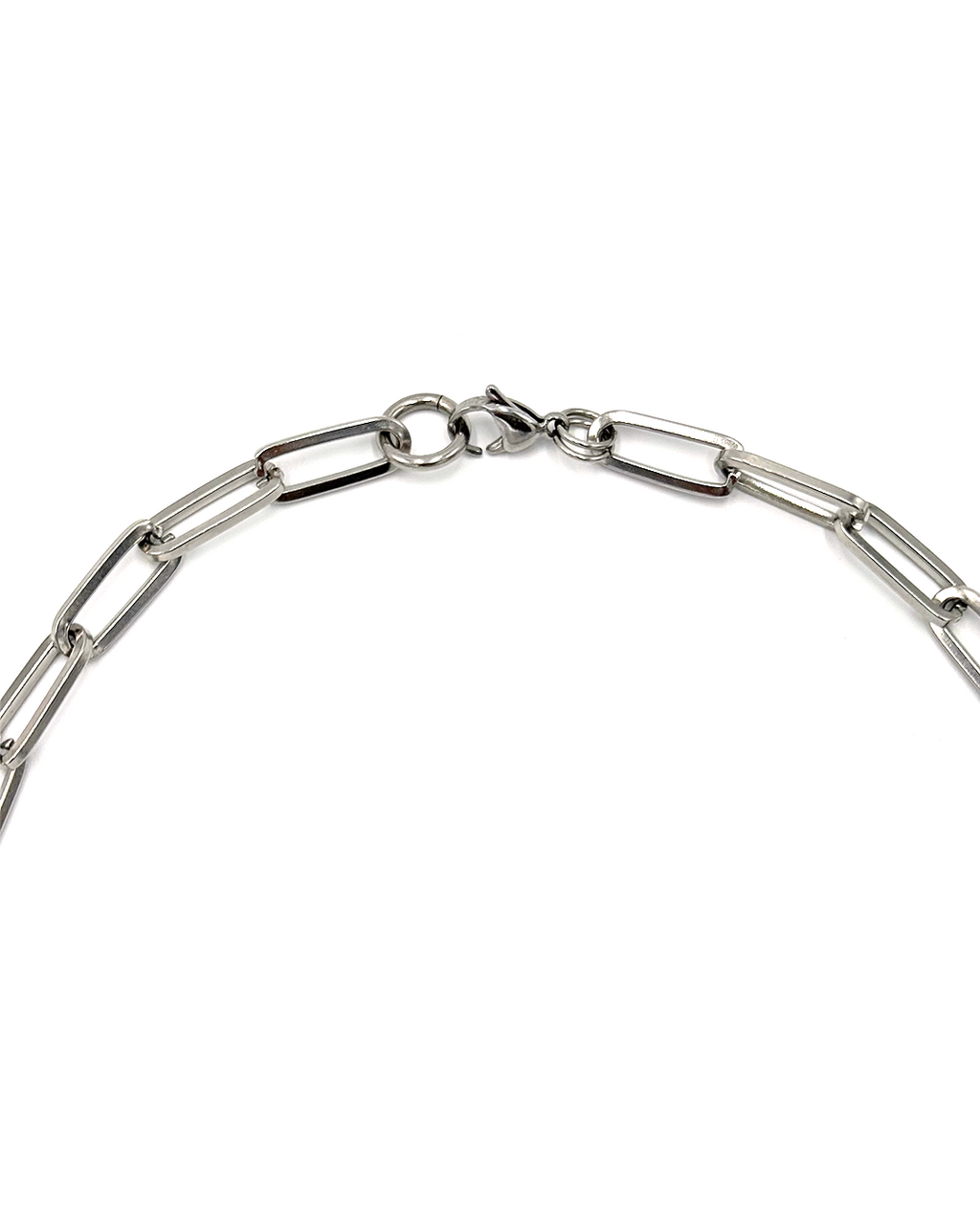 Paper Clip Chain Link Necklace