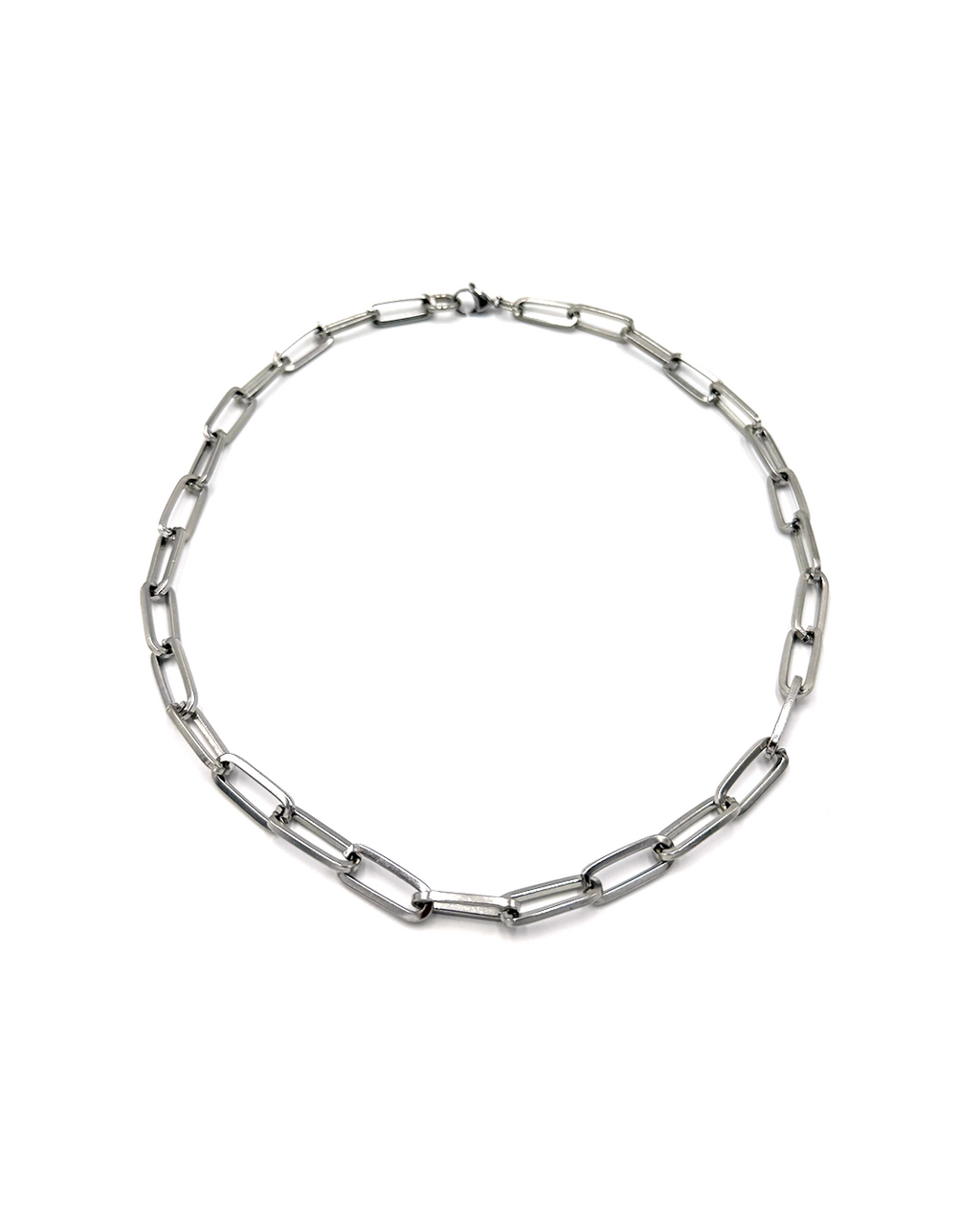 Paper Clip Chain Link Necklace