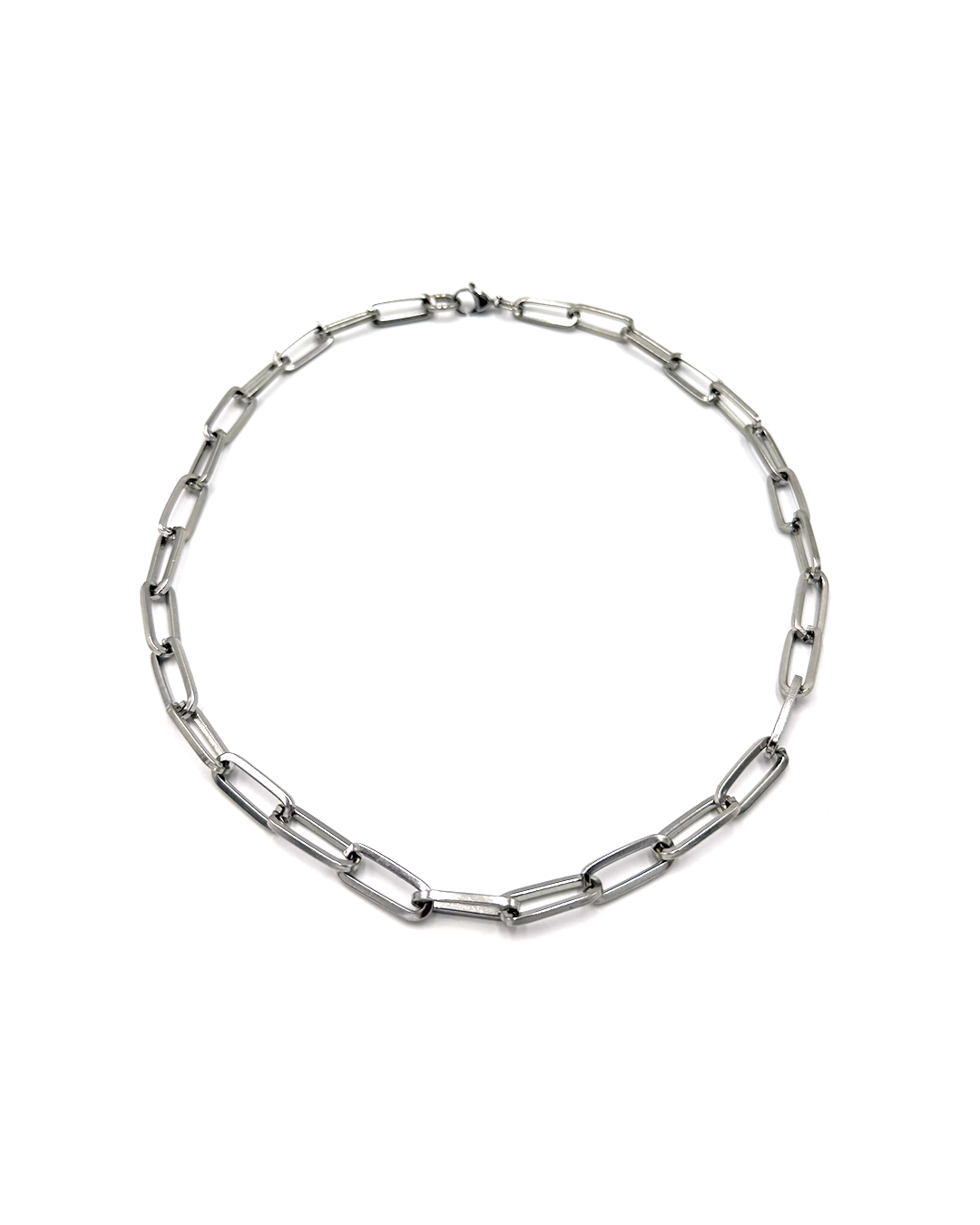 Paper Clip Chain Link Necklace